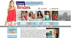 Desktop Screenshot of inter-brides.com